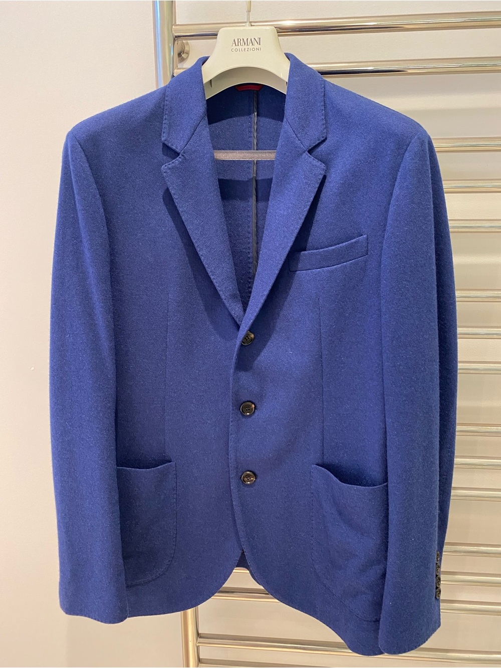Brunello Cucinelli Men's Royal Blue Cashmere Blazer